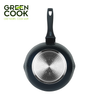Chảo Đúc Nguyên Khối Hoa Văn Kim Cương Green Cook GCP2513 Có Nắp - Dùng Cho Mọi Loại Bếp - Hàng Chính Hãng Green Cook