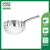 Chảo Sâu Inox 3 Lớp Nguyên Khối Miệng Rót GCP255-20IH Chính Hãng Green Cook