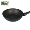 Chảo Đúc Nguyên Khối Hoa Văn Kim Cương Green Cook GCP2513 Có Nắp - Dùng Cho Mọi Loại Bếp - Hàng Chính Hãng Green Cook