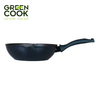 Chảo Đúc Nguyên Khối Hoa Văn Kim Cương Green Cook GCP2513 - Dùng Cho Mọi Loại Bếp - Hàng Chính Hãng Green Cook