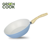 Chảo Sâu Vân Đá Granite Ocean Grey 7 Lớp Chống Dính - Hàng Chính Hãng Green Cook
