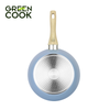 Chảo Sâu Vân Đá Granite Ocean Grey 7 Lớp Chống Dính - Hàng Chính Hãng Green Cook