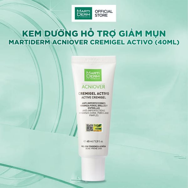  Kem Dưỡng Hỗ Trợ Giảm Mụn MartiDerm Acniover Cremigel Activo (40ml) 