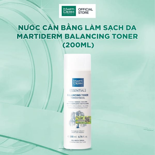  [DATE 09/2027] Nước Cân Bằng Làm Sạch Da MartiDerm Balancing Toner (200ml) 
