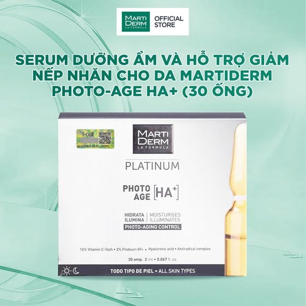  Serum Dưỡng Ẩm Và Hỗ Trợ Giảm Nếp Nhăn Cho Da MartiDerm Photo-Age HA+ 