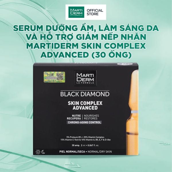  Serum Dưỡng Ẩm, Làm Sáng Da Và Hỗ Trợ Giảm Nếp Nhăn MartiDerm Skin Complex Advanced 