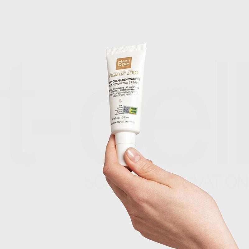  Kem Đêm Làm Sáng Da, Mờ Sắc Tố, Duy Trì Sau Hydroquinone - MartiDerm Pigment Zero DSP Renovation Cream 