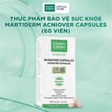  Thực Phẩm Bảo Vệ Sức Khỏe: MartiDerm Acniover Capsules (60 viên) (HSD: 11/2026) 