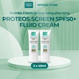  Combo 2 Kem Chống Nắng Ngăn Ngừa Sạm Nám MartiDerm Proteos Screen SPF50+ Fluid Cream (40ml) 