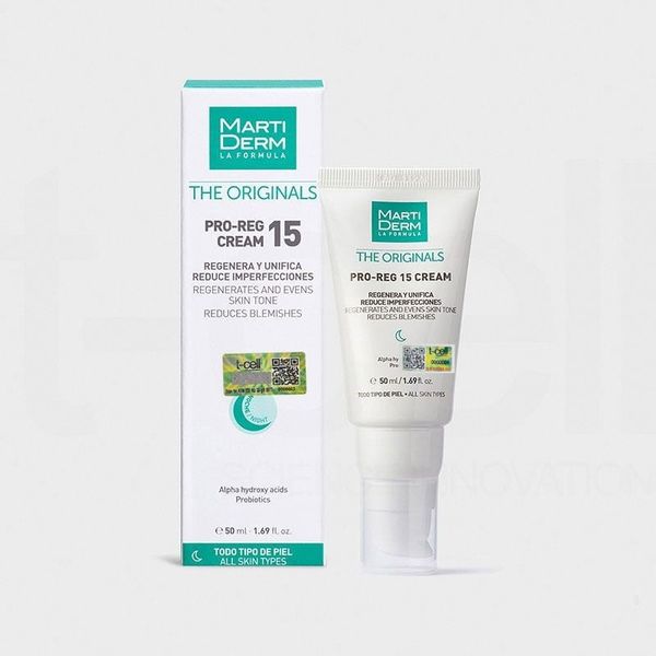  Kem dưỡng đêm tái tạo da chuyên sâu 15% AHA - MartiDerm The Originals Pro Reg 15 Cream (50ml) 