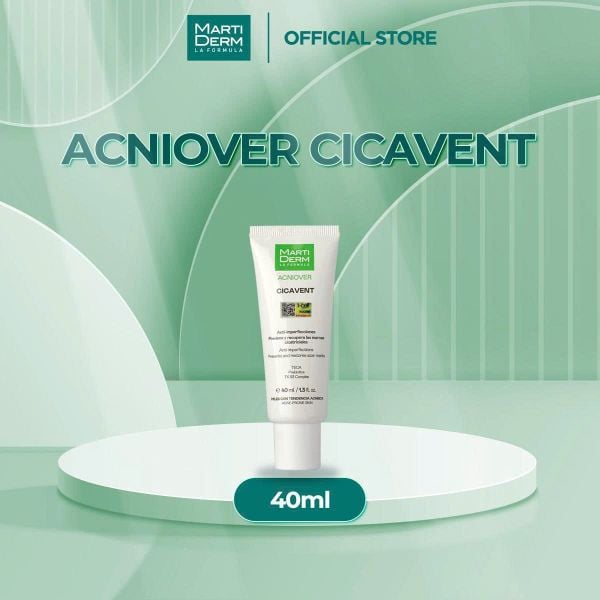 Kem Dưỡng Giảm Mụn & Mờ Vết Thâm - MartiDerm Acniover Cicavent (40ml)