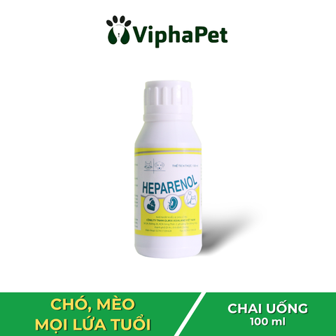 HEPARENOL® 100ml Thuốc bổ gan thận dạng uống cho chó mèo