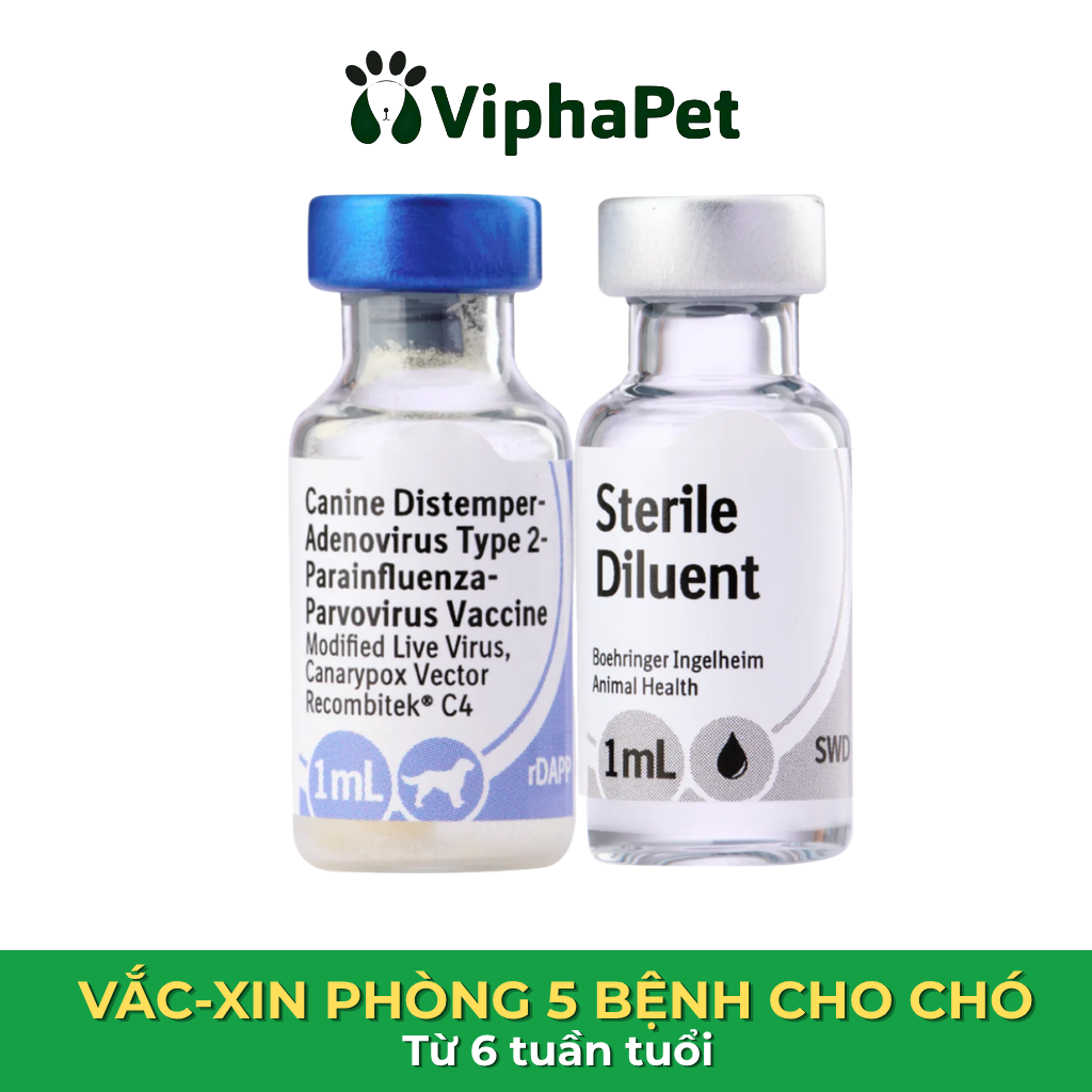 RECOMBITEK® C4 - vắc-xin 5 bệnh cho chó