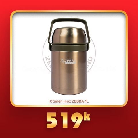 Camen giữ nhiệt Inox Zebra 1L - 152435