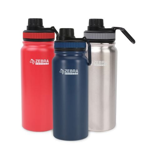 Bình Giữ Nhiệt ZEBRA Active II 600ml kèm lưới lọc trà - 112808 || Active II Vacuum Bottle 600ml - SUS304