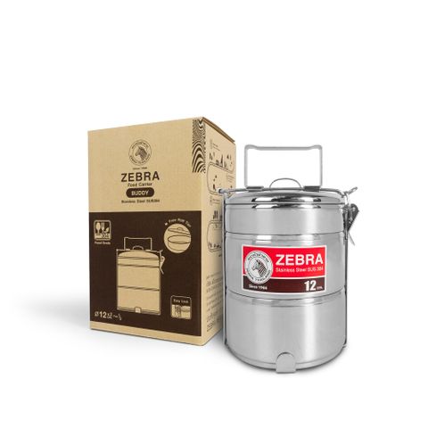 Camen Inox Zebra - 12cm x 2 & 1/2 ngăn - 150130 - N2606