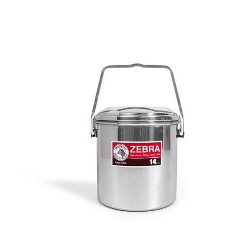 Camen Inox 304 Zebra 14cm có ngăn phụ - 151614 || Stainless steel mess kit 14cm - 151614