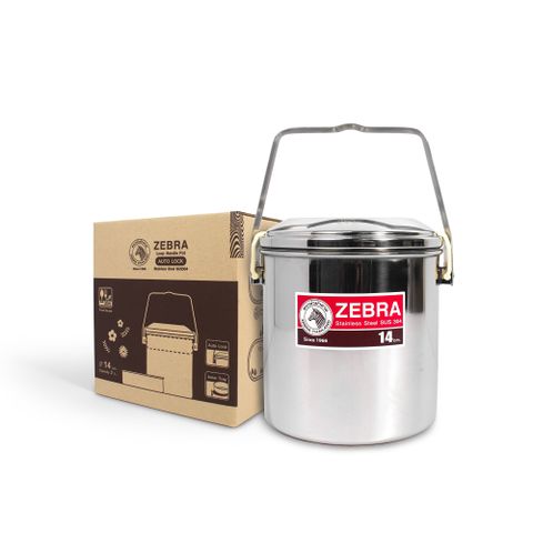 Camen Inox 304 Zebra 14cm có ngăn phụ - 151614 || Stainless steel mess kit 14cm - 151614
