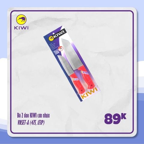 Bộ dao Kiwi tiện lợi (475, 173P) - VNSET-A || Set of Kiwi Knives (475, 173P)