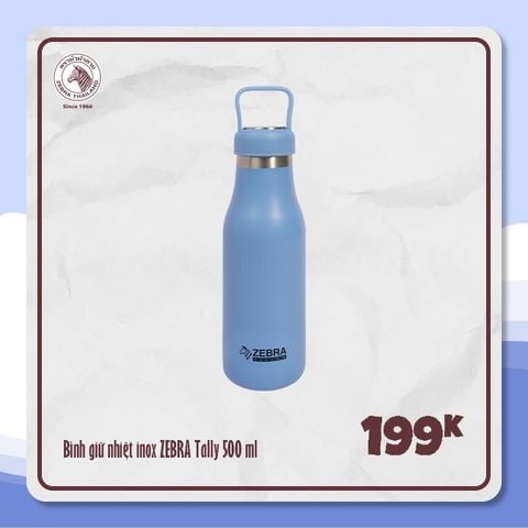 Bình giữ nhiệt Zebra Tally (quai xách) 500ml - 912814