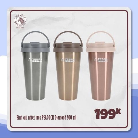 Ly giữ nhiệt Zebra Macchiato 500ml - 112705 || Vacuum Mug Zebra Macchiato 0.5L