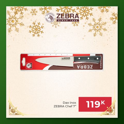 Dao Inox Zebra Chef 07