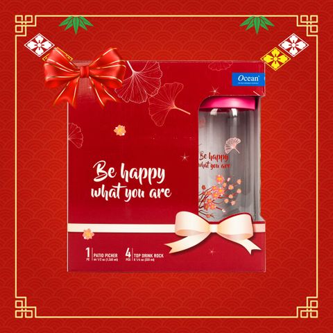 Bộ bình 4 ly Ocean Peach Blossom - 3GS000005X0182