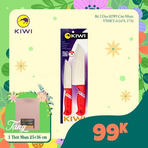 Bộ dao Kiwi tiện lợi (475, 173P) - VNSET-A || Set of Kiwi Knives (475, 173P)