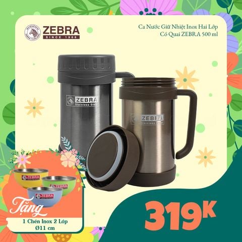 Ly giữ nhiệt Inox Zebra Daily 500ml - 112901