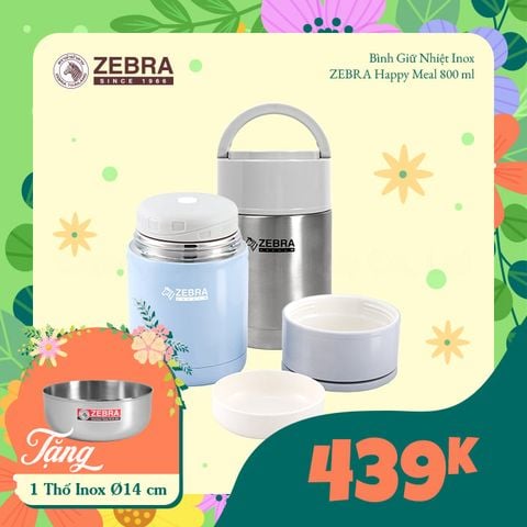 Camen giữ nhiệt Inox Happy Meal 800ml - 152408