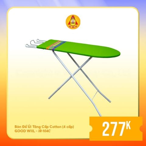 Bàn để ủi tăng cấp Cotton (4 cấp) - IR - 104C || Cotton ironing board - 4 level - IR-104C