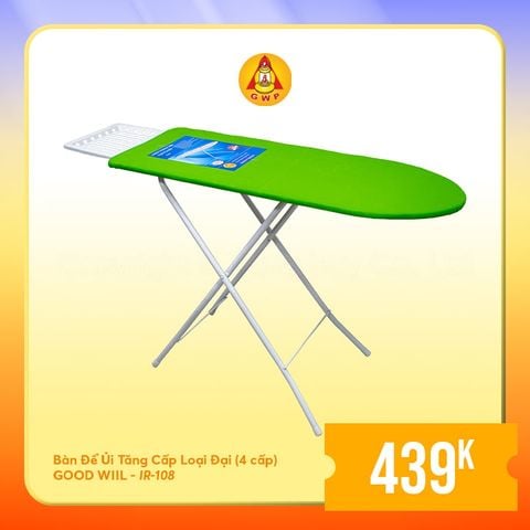 Bàn để ủi tăng cấp loại đại (4 cấp) - IR-108 || Large ironing board - 4 level - IR-108