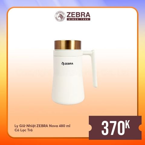 Ly giữ nhiệt Zebra Nova 480ml có lọc trà – 912737