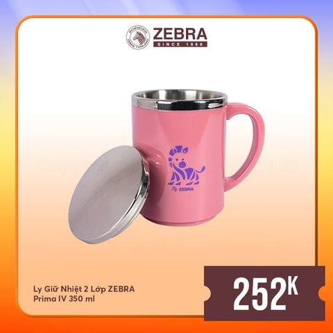 Ca cách nhiệt có nắp Zebra 350ml - 112051