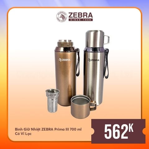Bình giữ nhiệt Prima III có vỉ lọc - 700ml, 950ml và 1,200ml