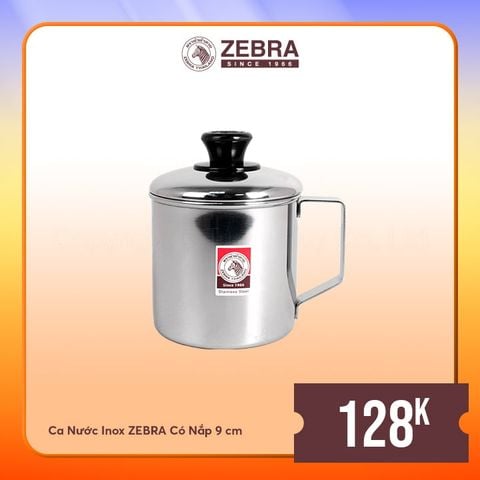 Ca nước Inox có nắp 09cm - 110109 || Stainless Steel Mug with lid 09cm - 110109