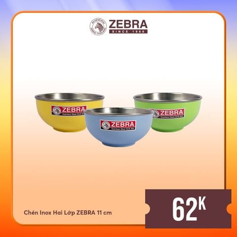 Chén cách nhiệt inox Zebra 02 lớp  - 124002