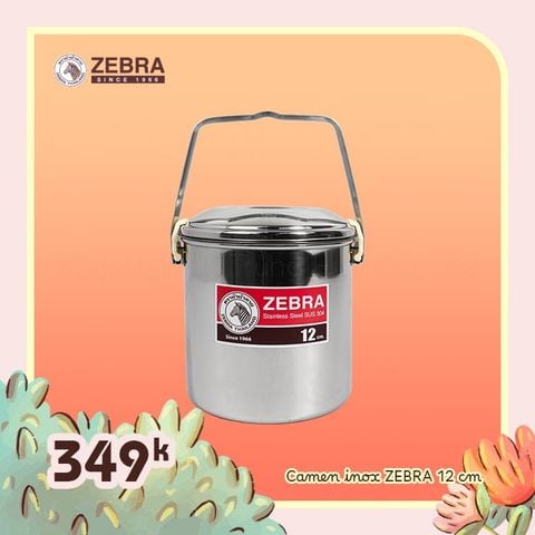 Camen Inox 304 Zebra 12cm có ngăn phụ - 151612