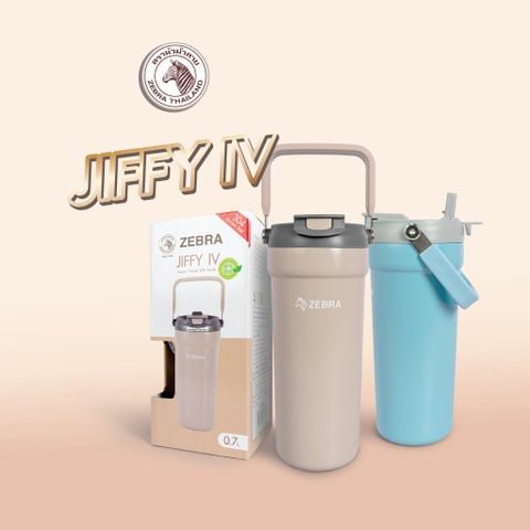 Ly giữ nhiệt Zebra Jiffy IV 700ml quai xách - 912634