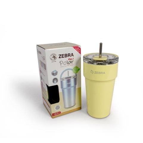 Ly giữ nhiệt Zebra Polar Plus 700ml kèm ống hút - 912735