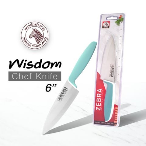 Dao Inox Zebra Wisdom Chef cán nhựa 6
