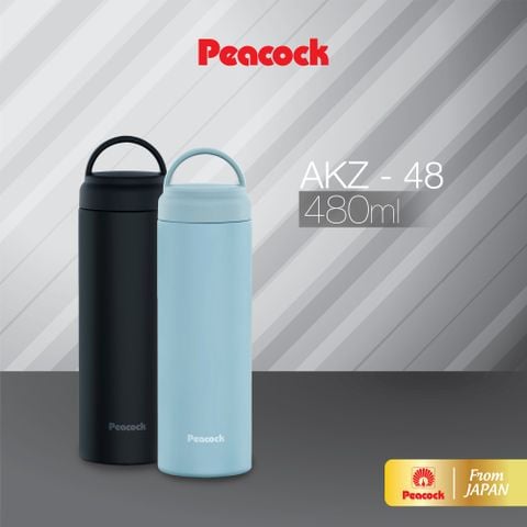 Bình chân không Peacock 480ml quai xách - AKZ-48