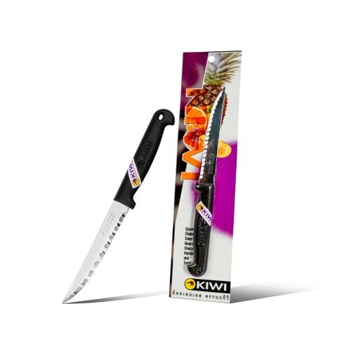 Kiwi - Dao thái răng cưa cán nhựa 155DS