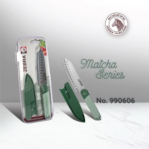 Dao Inox Zebra Matcha Santoku 5