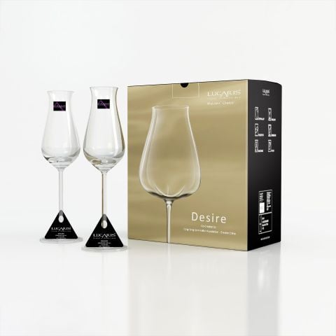 Bộ 2 Ly Pha Lê Desire Sparkling 240ml - 3LS10SL0802G0000