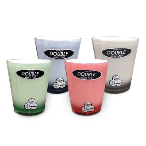 Ly nước nhựa 2 lớp Pioneer 400ml - PN1053-PS