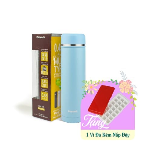 Bình giữ nhiệt Peacock 450ml - AMC-45 || Peacock Vacuum Bottle 450ml - AMC-45