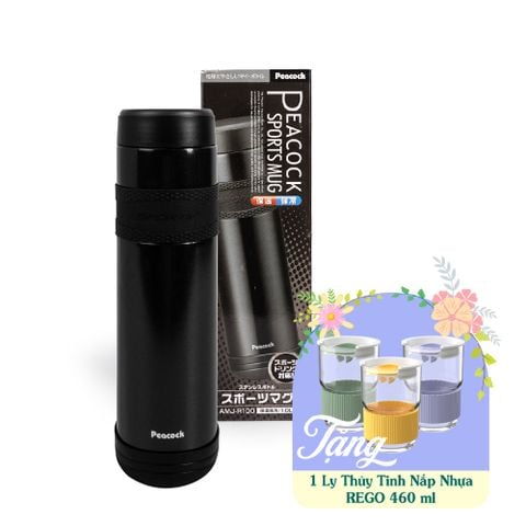 Bình giữ nhiệt Peacock 1L - AMJ-R100 || Peacock Vacuum Bottle 1L - AMJ-R100
