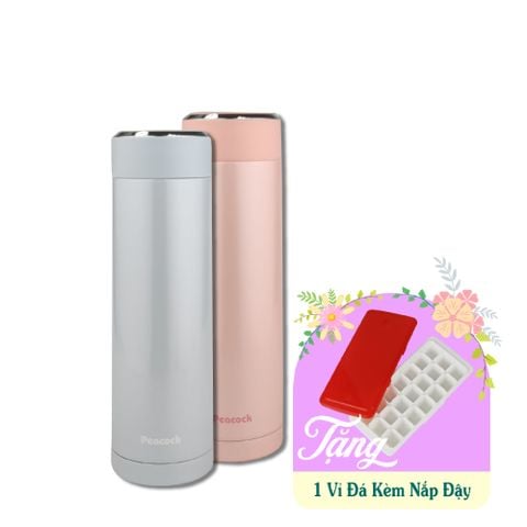 Bình giữ nhiệt Peacock 450ml - AMG-45 ||  Peacock Vacuum Bottle 450ml - AMG-45