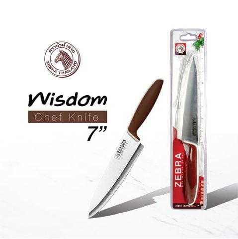 Dao Inox Zebra Wisdom Chef cán nhựa 7